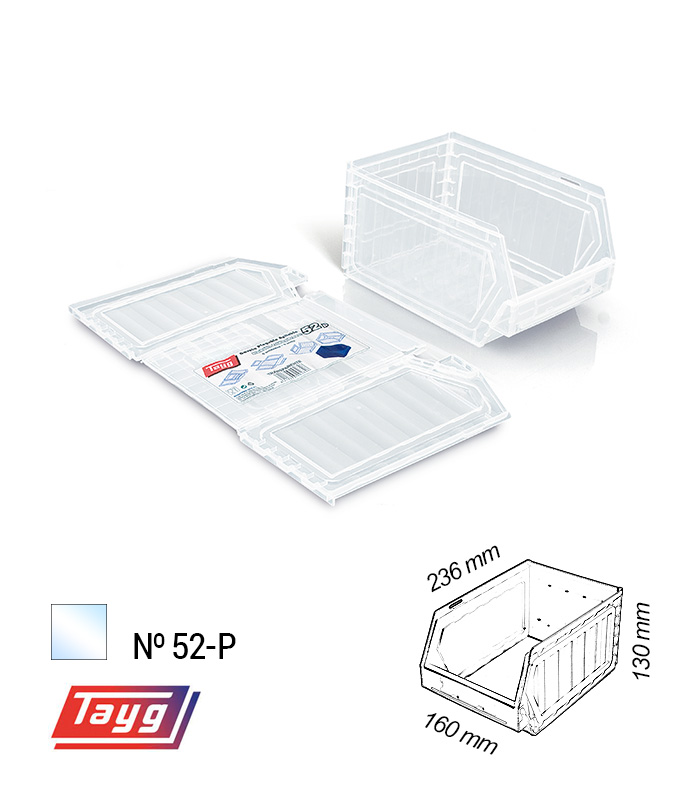 Tayg Pack 15 Gavetas de Plastico Apilables nº52 - Organizador de